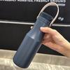 JUSTINLAU Vacuum Flasks Portable Insulated Cup Ins Style 304 Stainless Steel Water Cup Outdoor Car Hand-held Cup Thermos Bottles