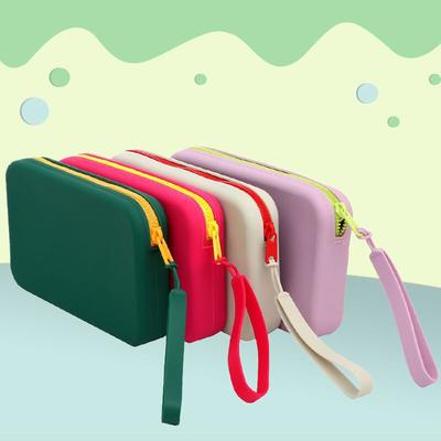 Sac de Rangement Cosmétique et de Toilette Carré Grande Capacité Organisateur Boîte de Rangement Numérique Multifonctionnelle pour la Maison et le Voyage