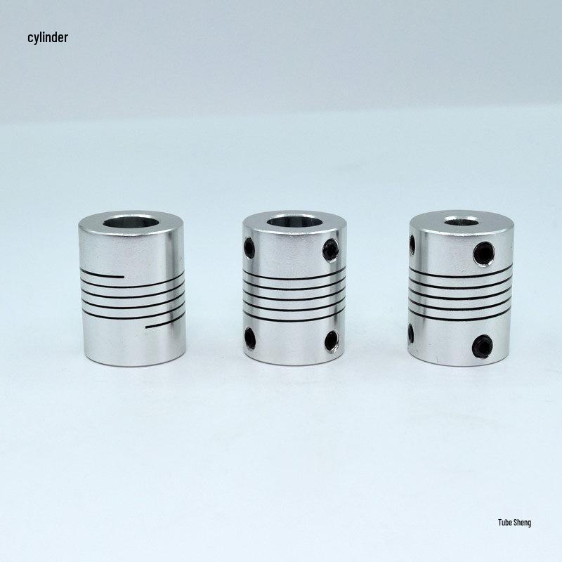 D19L25 Aluminum Alloy Flexible Printer Filament Encoder Coupler (Sizes: 3, 4, 5, 6, 6.35, 8, 10) Inner 5*6mm