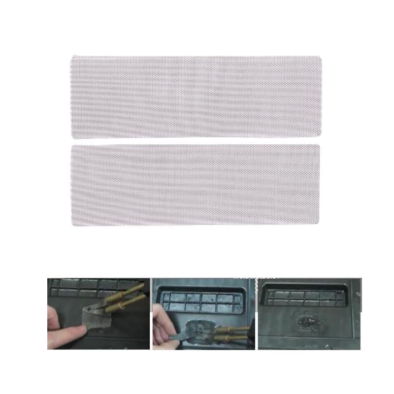 5/10PCS New Car Bumper Plastic Hole Crack Patches Welding Wire Mesh For Car Repair Welding Machine Stainless Steel Repair Mesh