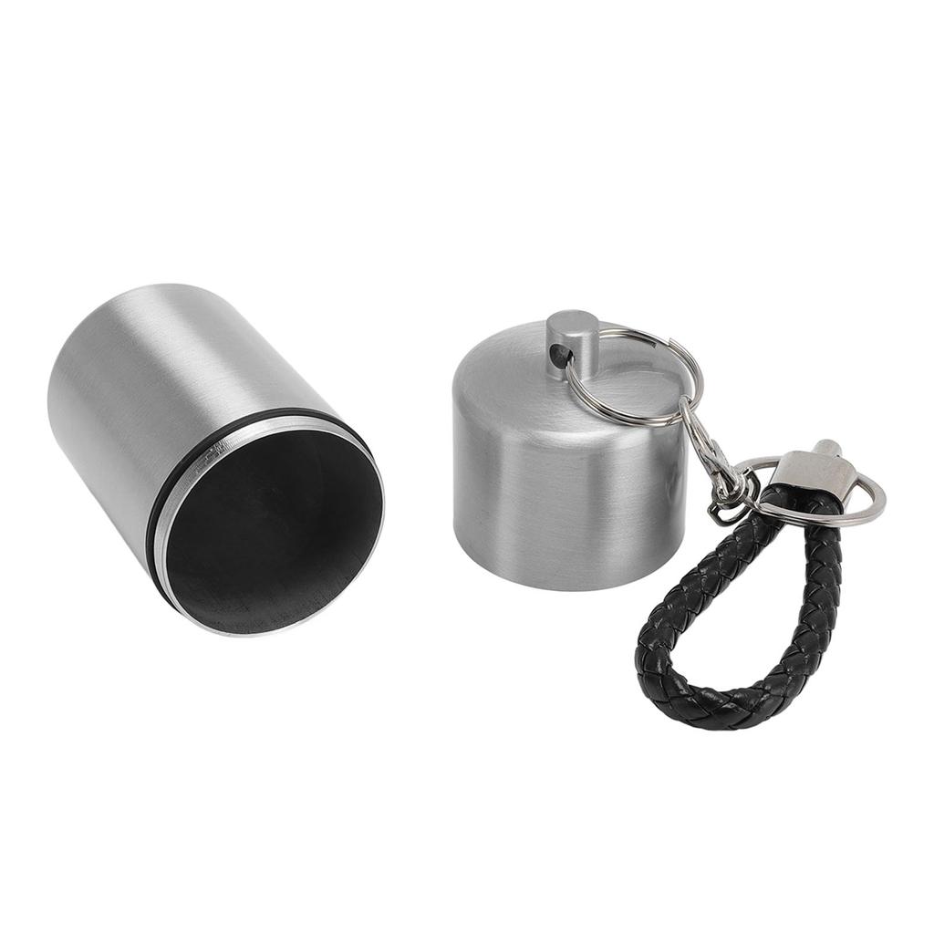 Metal Storage Bottle Water Proof Multifunctional Aluminum Storage Container for Outdoor Camping Tarvel