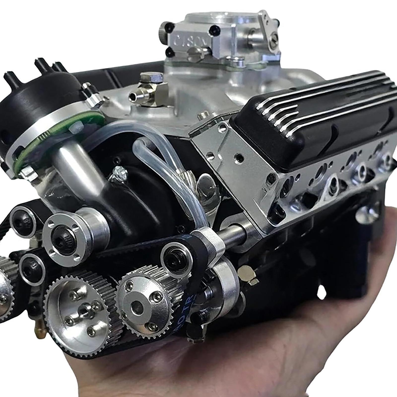 

STEM Running Engine Kits by Binray Cison, Miniature Gas V8 Engine Model DIY Kit чёрный