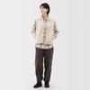 MUJI Boa Fleece XL Women's Vest, BB2T8A5A, Ivory, Women's