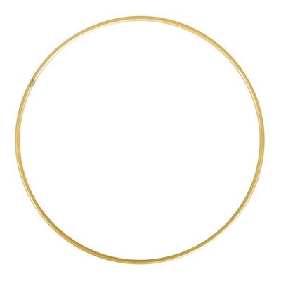 Coated Metal Rings, 25cm, Gold