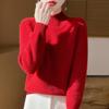 Women Sweater 100% Wool MODERN NEW SAGA Turtleneck Knit Pullover Thick Winter Jumpers Female Knit Tops