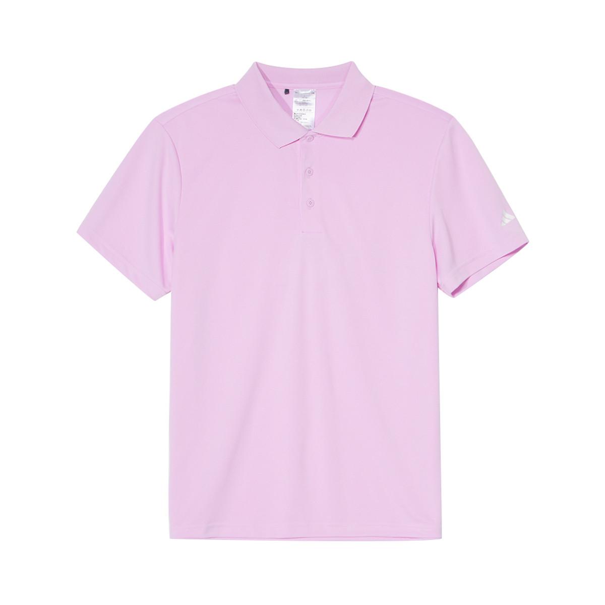 

Adidas Comfortable Breathable Short Sleeve Polo Shirt Men tops Pink JP0472 S