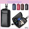 Unisex Bag Leather Key Keychain Multifunction Organizer Wallet Holder Smart Housekeeper Car Small Key Case Keys Pouch