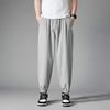 Shirt Less Clothing Summer Pants Men's High Street Tide Brand Design Sense Niche Nine-point Pants Tied Feet Casual Trousers