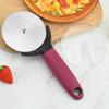 Cortador de pizza com capa protetora, borda afiada, alça ergonômica, superfície de corte suave, à prova de ferrugem, roda de pizza, aparelho de cozinha