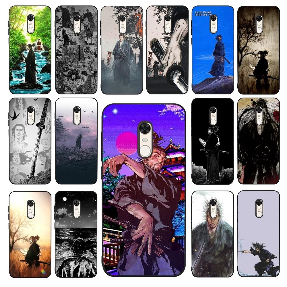 Vagabond Manga Phone Case For Redmi 5 6 7 8 9 10 plus pro 6 7 8 9 A GO K20 K30 K40 pro plus F3 Fundas