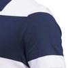 Adidas Colorblock Rugby Stripe Polo Shirt Men Tops Blue White IU4353