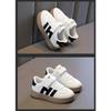 Small White Shoes Girls Board Shoes Autumn and Winter New Fleece Sports Shoes for Children and Students Casual Single Shoes