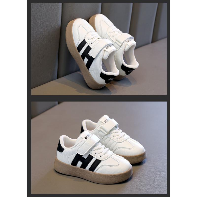 Small White Shoes Girls Board Shoes Autumn and Winter New Fleece Sports Shoes for Children and Students Casual Single Shoes