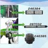 2025+ 246385 246384 287032 Set Filtri Sostituzione per 390 395 490 495 495 595 3400 Spruzzatore Airless Filtro a Cannuccia