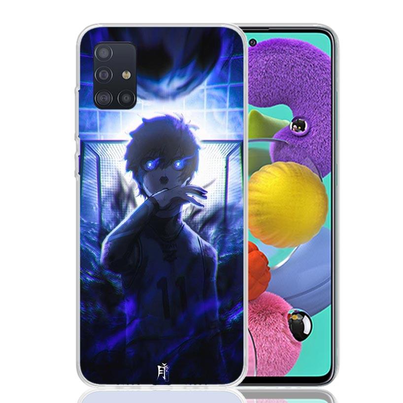 Japan Anime Blue Lock Phone Case for Samsung Galaxy A52 A51 A50S A12 A22 A32 A72 A10S A30S A31 A71 Note 20 Ultra 10 Plus S10 Gal