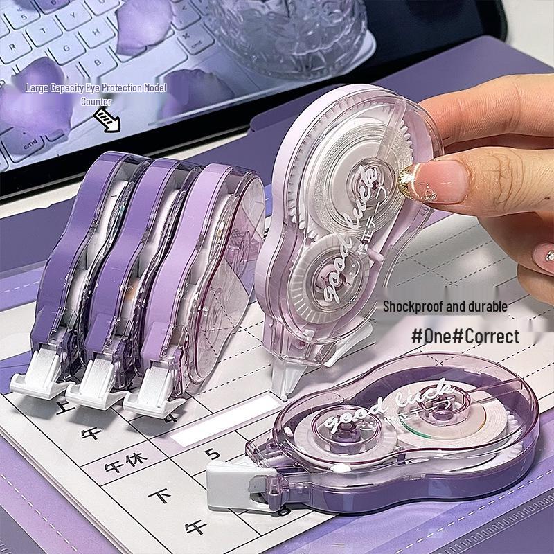 

Gradient Smooth High-Capacity Non-Breaking Correction Tape - Silent, Drop-Proof, Simple Design