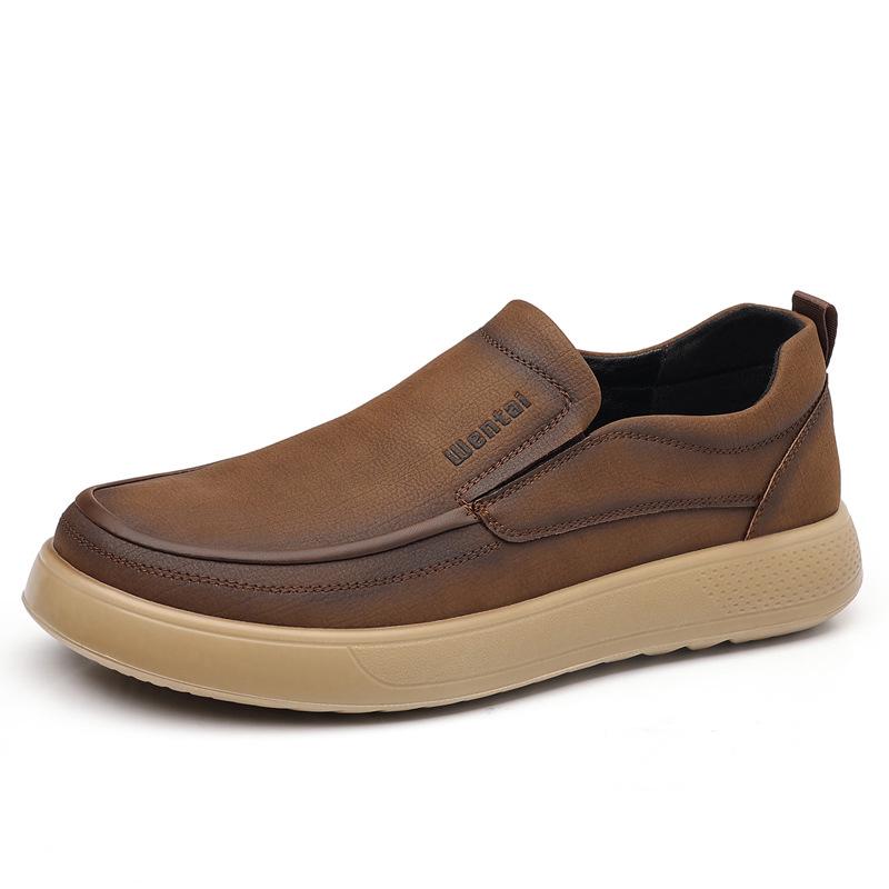 Herren 2025 Herbst Freizeit Skate Schuhe, Bequeme & Atmungsaktive Slipper Loafer