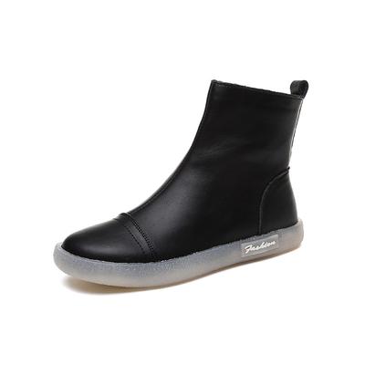 Genuine Leather Casual Sneakers for Women 2025 Autumn New Vulcanized High Top Tennis Female Zipper Sport Shoes Woman 41