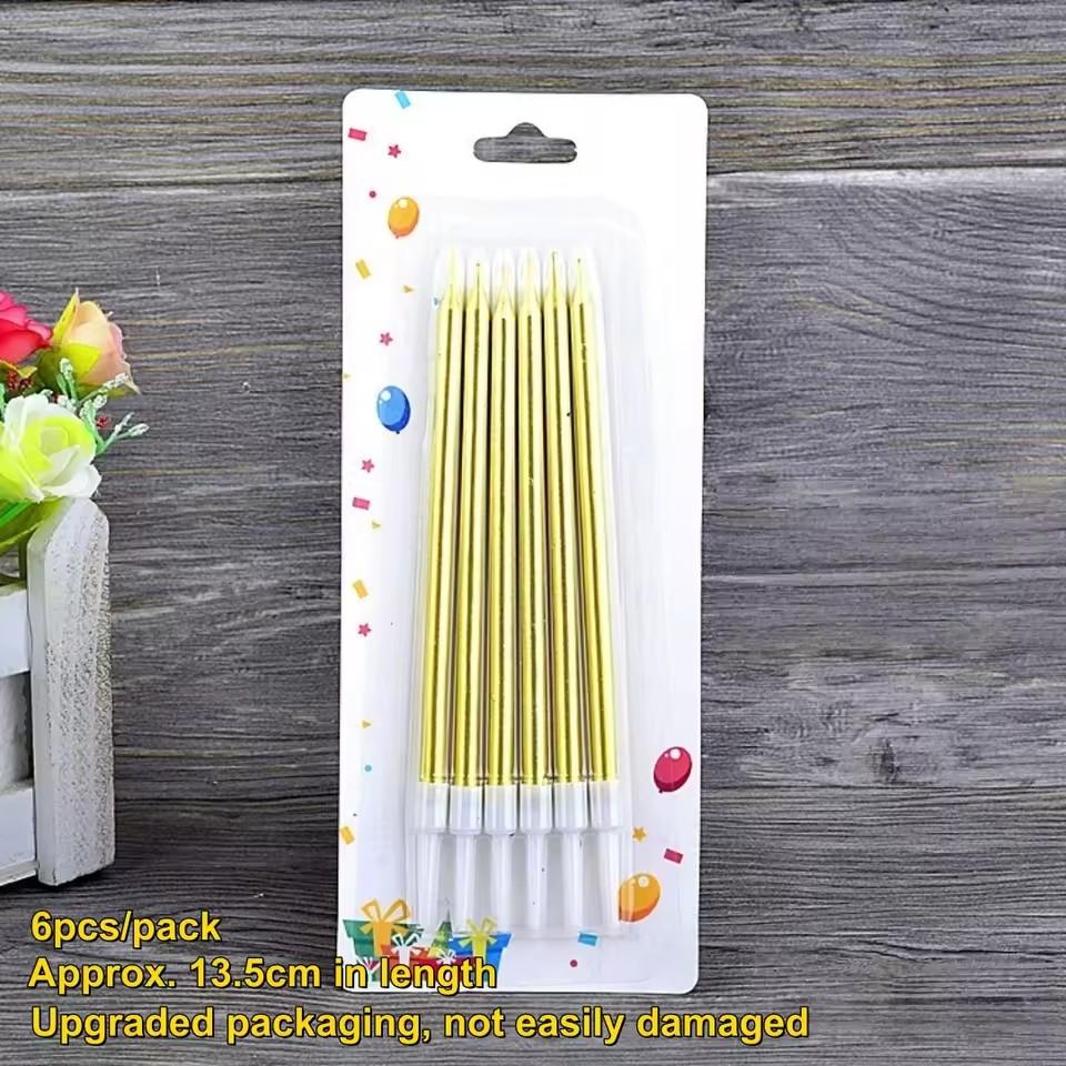 

Birthday Cake Candles Handcrafted Cupcake Candles Decorative Pillar Candles Safe For Gender Reveal Events Birthday Parties золотистый