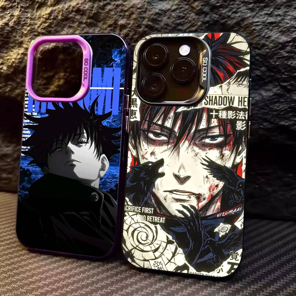 Anime F-Fushiguro M-Megumi Phone Case For IPhone 16 15 14 13 12 11 17 Pro MAX Plus Pro Matte Shockproof Cover