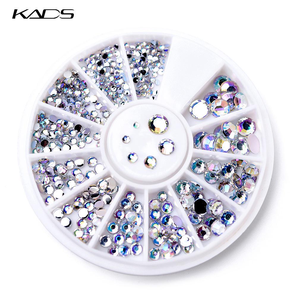 kads AB Round Nail Art Decorations Nail Art Rhinestones for Nails Accessories for Nail Decoration Rhinestone Supplies