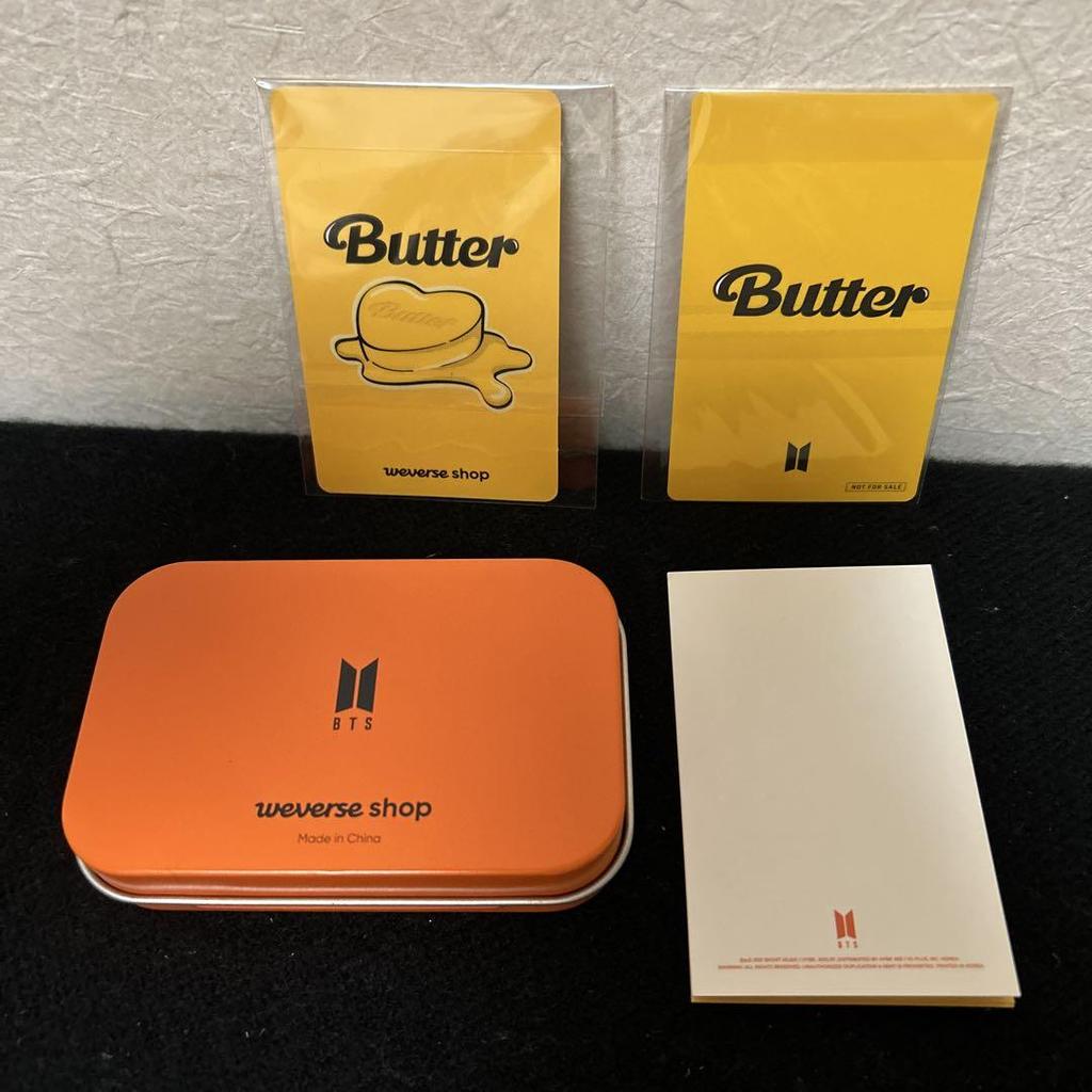 [USED] BTS Yoongi Butter Bonus Trading Card JPFC Lucky Drop Weverse