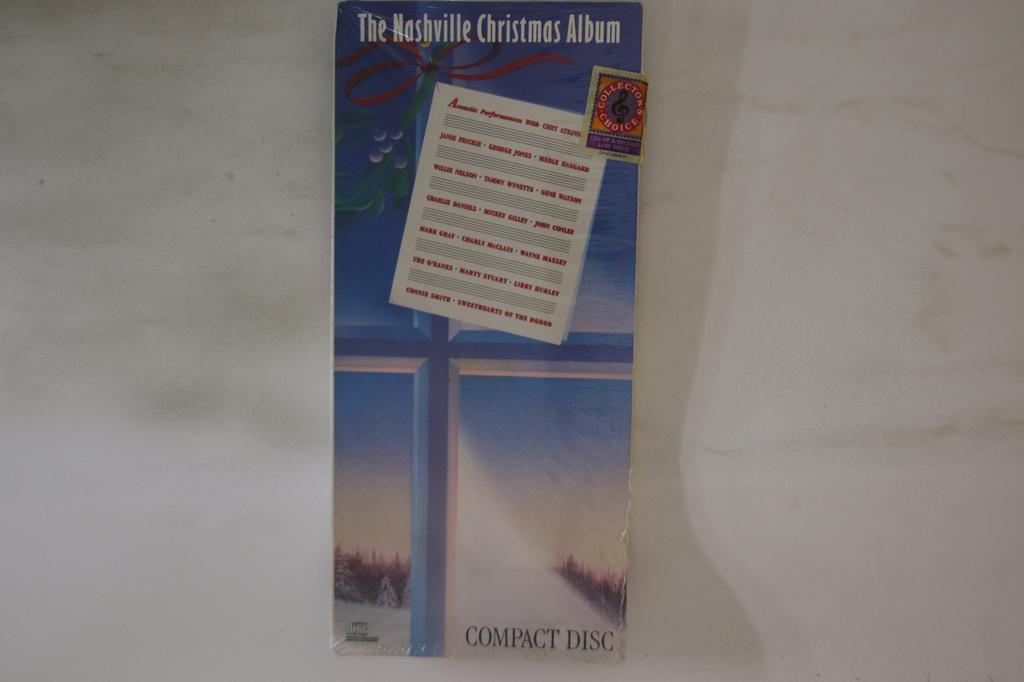 CD VARIOUS - Nashville Christmas Album (Longbox) EK40418 EPIC US Folk Used