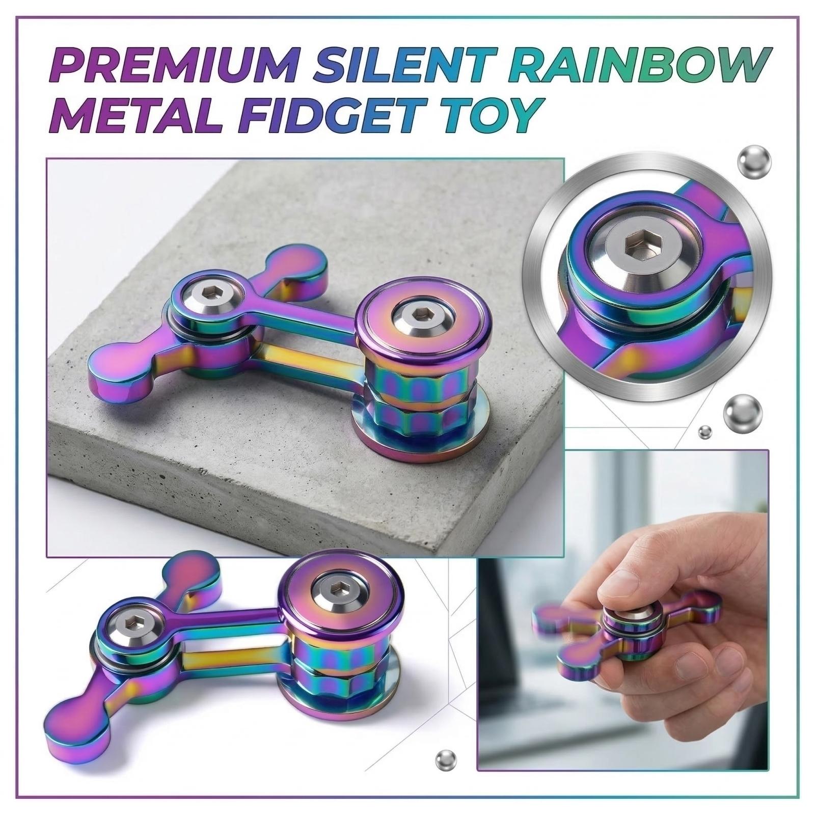 

Suitable For Teenagers And Adult Men, This Cool, Silent Metal Can Anxiety And Stress, And Soothe Sensory And ADHD. One Size