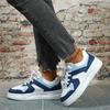 Fashion Board Shoes Ins Trendy Sneakers Women Men PU Leather Walking Shoes Casual Daily Shoes Platform Footwear Wear-resistant