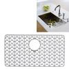 Kitchen Sink Mat Silicone Scratch Resistant Anti Slip Water Proof Reusable Multifunction for Dishes