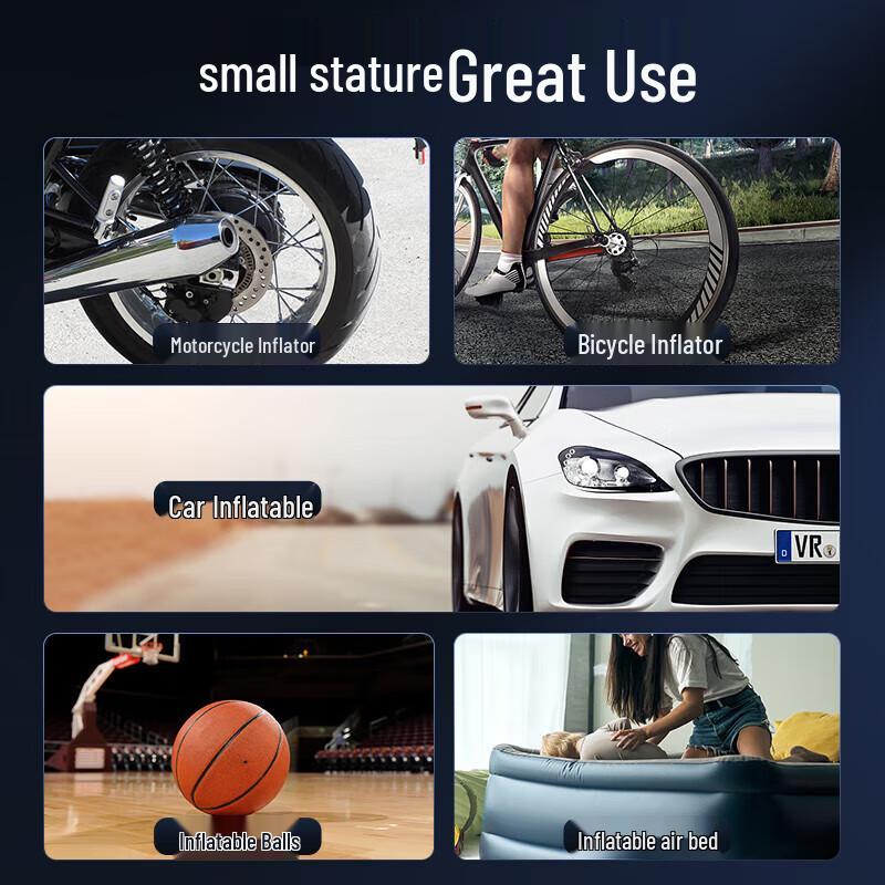 Baseus Portable Digital Car Tire Inflator & Air Pump