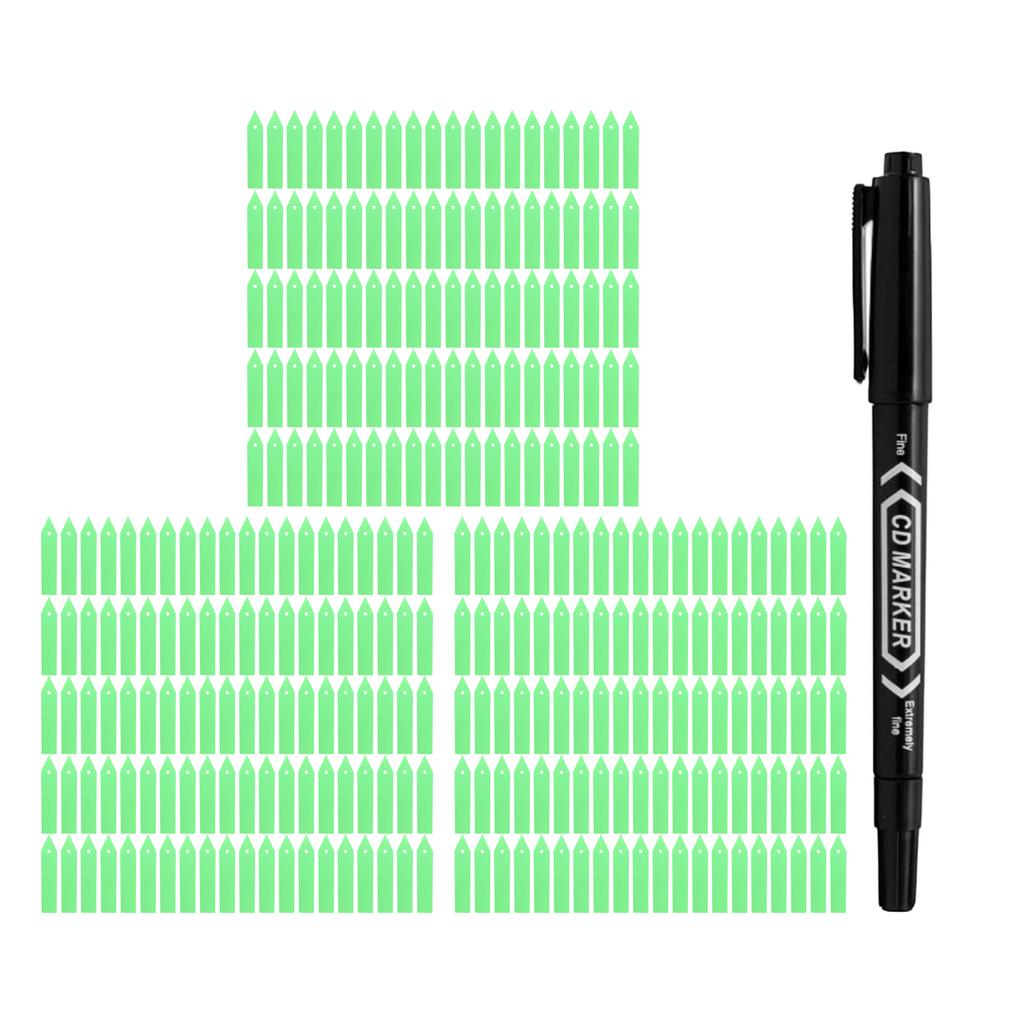 4-Inch Reusable Plastic Plant Labels For Garden Seedlings, Vegetables, Flowers, Etc., Gardening Organization Set 100pc 300pc(3ml)