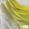 Gradient Chiffon Fabric By The Meter For Clothes Skirts Dresses Sewing Black White Blue Summer Cloth Thin Drape Transition Color