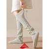 Non-Slip Bottom High Tube Sleep Socks Comfortable Fabric Leg Warmers  Postpartum Period
