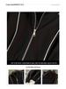 Women's Trendy Autumn Street Style Tracksuit: Zipper Hoodie & Wide-Leg Pants Two-Piece Set