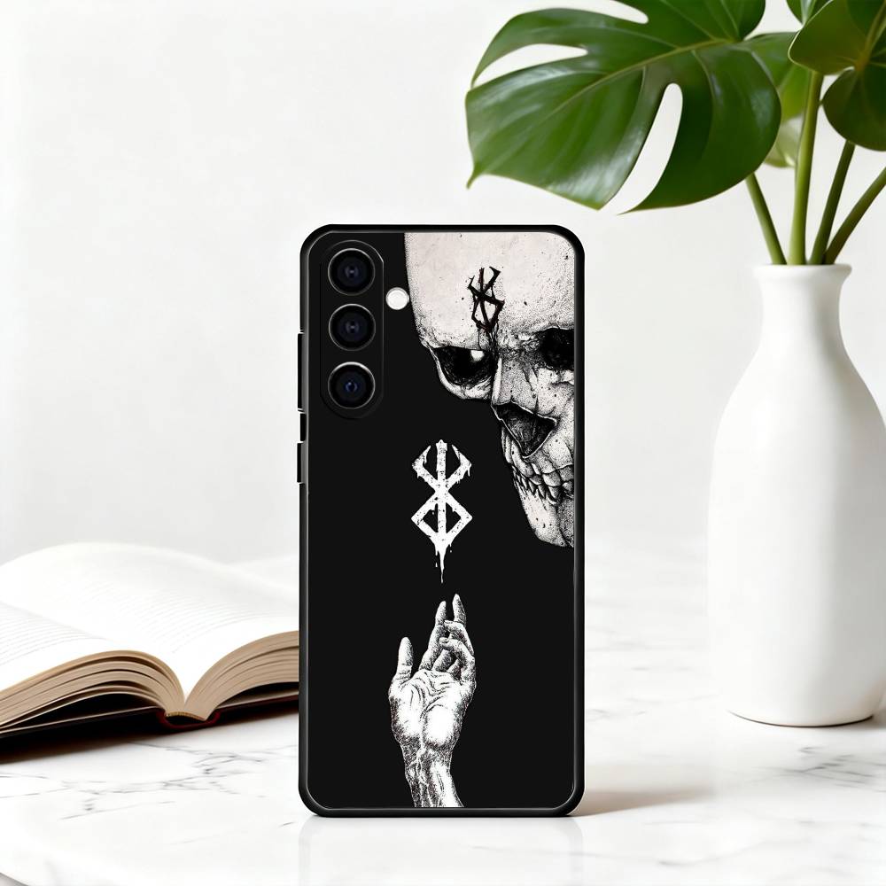 Classic B-Berserk BG G-Guts Phone Case Black Silicone Soft For Samsung Galaxy A73,A72,A71,A70,A53,A52,A51