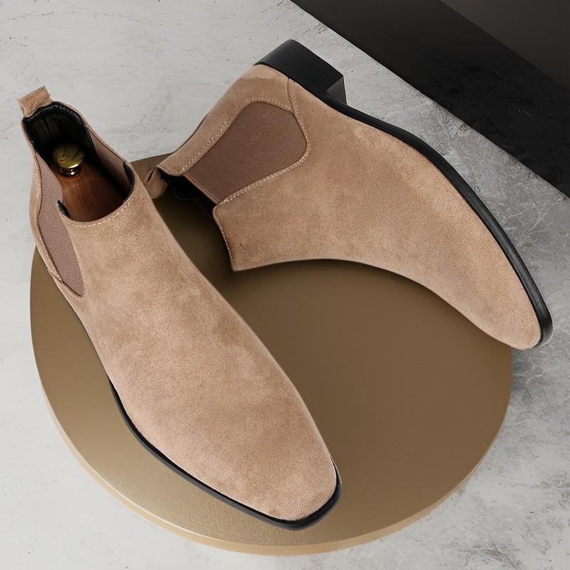 AutumnWinter Men's Chelsea Boots Fashion Men's Business Boots Plus Size 40-48