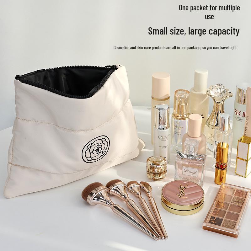 Camellia-Style Large Portable Makeup & Toiletry Bag