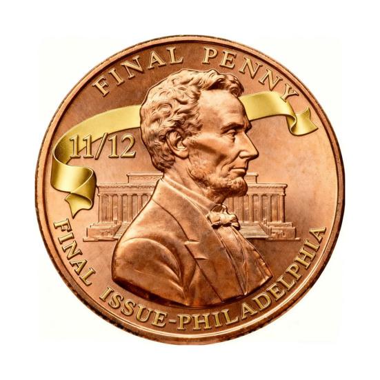Остання колекційна монета пенні Останній цент 1909 2025 Пам'ятний токен пенні-триб'ют Ностальгічний колекційний подарунок для ентузіастів історії та монет