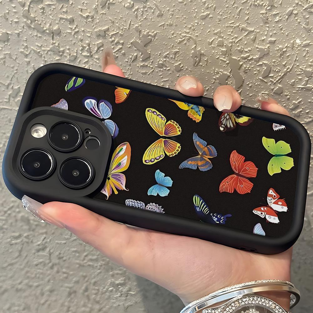 Telefonveske for iPhone 11 13 12 14 15 16 Pro Max 7 8 Plus XR XS Max Samsung A55 S24 S23 A02S Redmi 9 13C 9A 10 A3 OPPO A15S A16 A17 A18 A38 A53 A54 A31