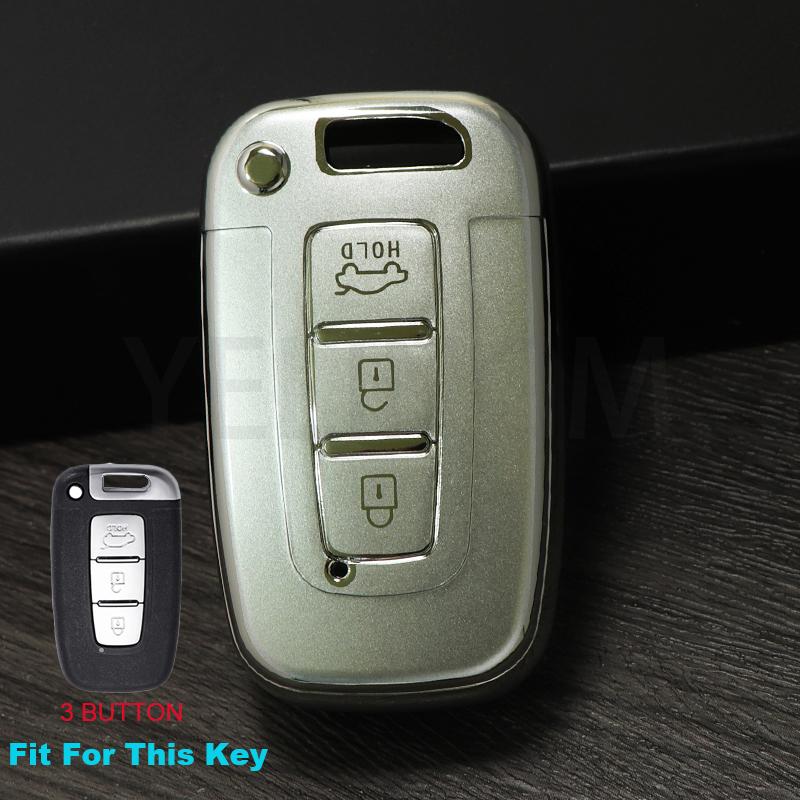 3 4 Button For Hyundai IX35 Elantra Sonata 8 9 For Kia Sportage K5 K2 Sorento Optima Forte 2011-2016 Smart Key Case Cover Fob