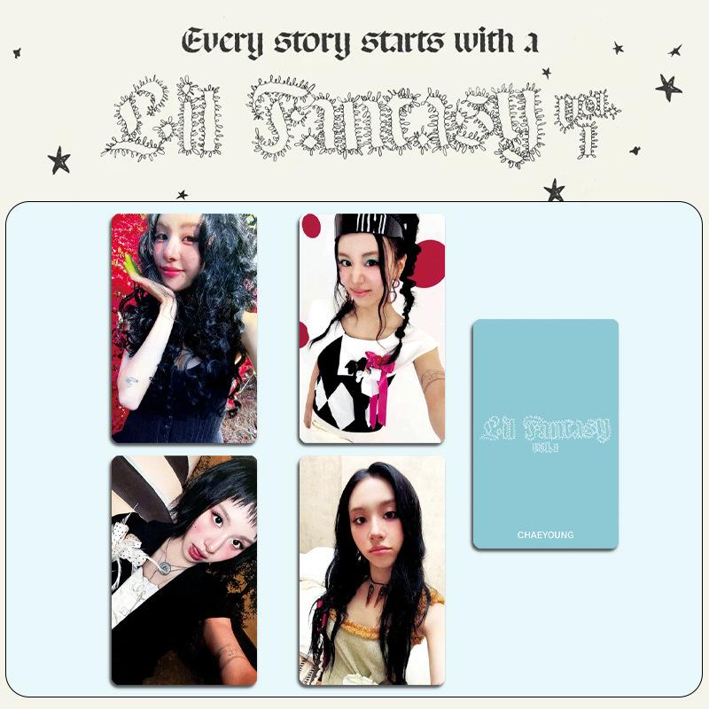 Kpop TWICE Chaeyoung 4pcs/7pcs/8pcs Photo Cards Set "Lil Fantasy Vol. 1" Lomo Cards Photocards Fan Collection Merchandise for ONCE