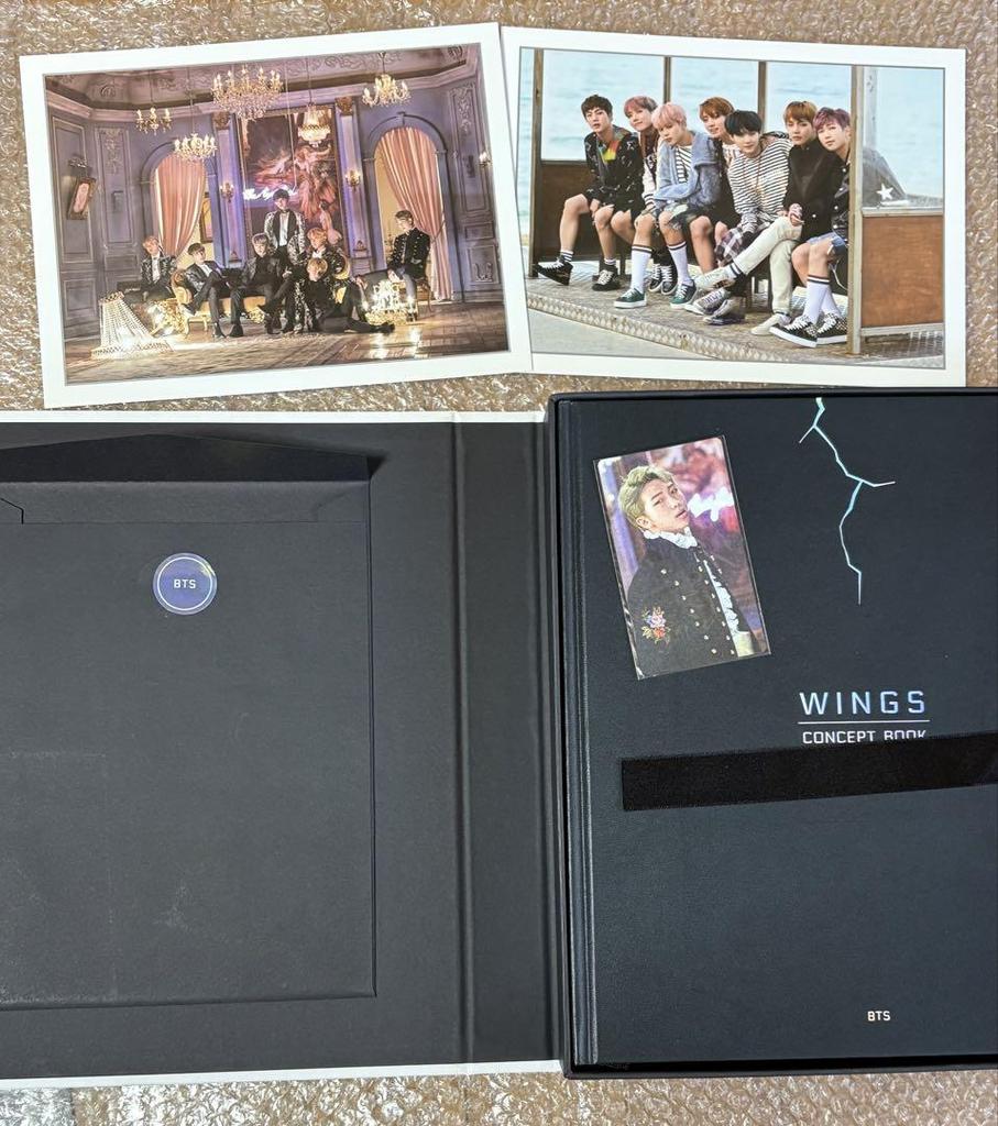 [USADO] RM BTS WINGS Concept Book Tarjeta Coleccionable 24 Piezas Lenticular