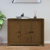 Day and Night - Day and Night Sideboard Made of Solid Honey Brown Pine Wood 100x35x74 Cm