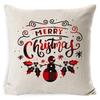 New Christmas Pillowcase Cushion Car Waist Protector Bedside Pillowcase Christmas Linen Pillowcase