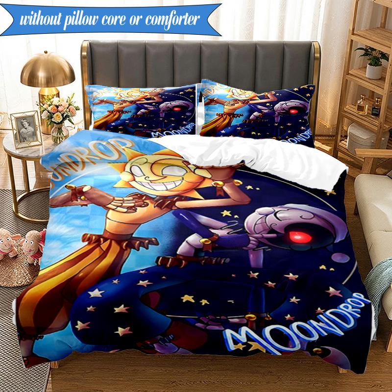Skull And Sun Carnival 3pcs K-pop music group Bedding set,Ideal for Bedroom, Dormitory,Including Duvet Cover And 2pcs Pillowcases,Fan gifts