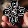 Fideget Toy Metal Tuning Fork Fidget Spinner Toy For Adults Edc Focus Stress Relief Gift Cool Birthday Present For Men Teens