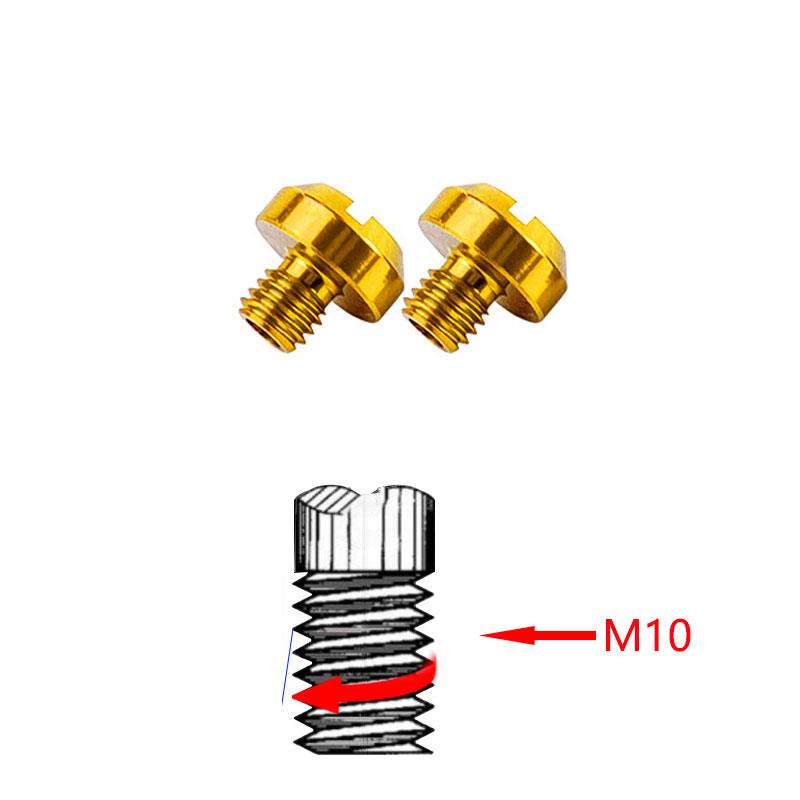 2pcs M8 / M10 Motorcycle Rear View Mirror Hole Plugs Screws Aluminum Alloy Parts Modification Accessories