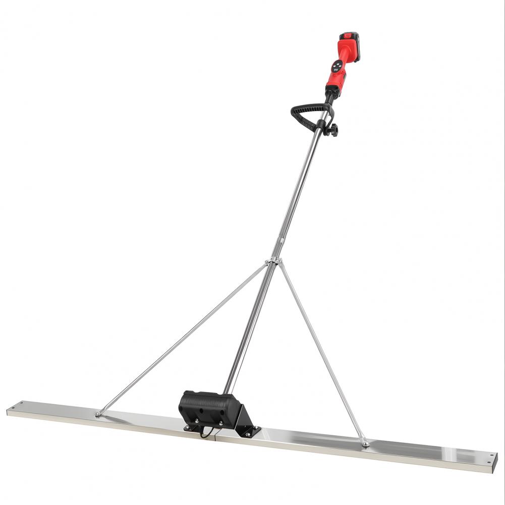 Staggia vibrante a batteria senza spazzole – Livellatore vibrante per calcestruzzo in acciaio inossidabile da 59", Strumento elettrico per finitura cemento