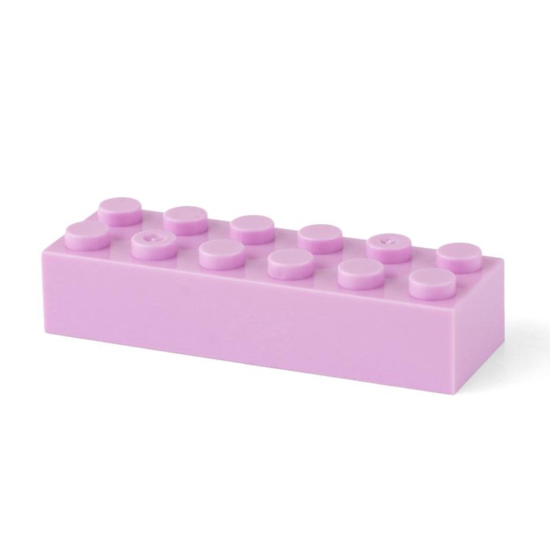 100g Small Particle 2456 High Brick 2x6 DIY Building Block Compatible with Creative Gift MOC Building Block Castle Toy
